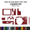 Skin 3M cho Canon M3 - Film dán chống bám bẩn, bảo vệ body, giá ưu đãi 150.000₫