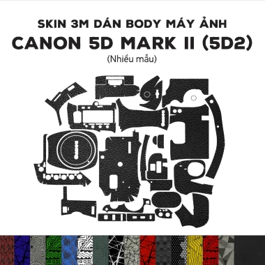 Skin 3M dán Canon 5D Mark II - Bảo vệ chống bám bẩn, mẫu đa dạng, giảm giá 350.000 VND