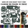 Skin 3M dán Canon 5D Mark III - Miếng film dán chống bám bẩn, giá 350.000đ