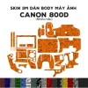 Skin 3M dán Canon 800D - Miếng film chống bám bẩn, giá chỉ 220.000₫