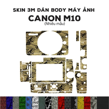 Skin 3M dán Canon M10 - Film chống bám bẩn cho body M10, giá chỉ 150.000 VNĐ