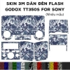 Skin 3M dán Flash Godox TT350S cho Sony - Film chống bám bẩn, bảo vệ máy ảnh, 120k