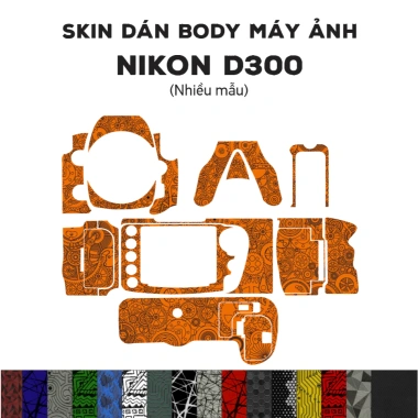 Skin 3M dán Nikon D300 - Film bảo vệ chống bám bẩn, giá ưu đãi 220k