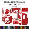Skin 3M dán Nikon D4 - Miếng film chống bám bẩn, bảo vệ body, giá ưu đãi 300.000₫