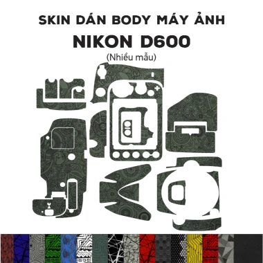Skin 3M dán Nikon D600 - Film bảo vệ chống bám bẩn, giá chỉ 200.000đ
