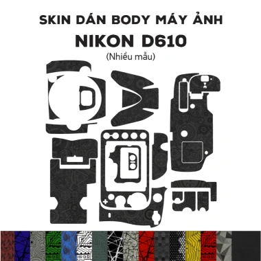 Skin 3M dán Nikon D610 - Film bảo vệ chống bám bẩn, giá ưu đãi 220.000₫