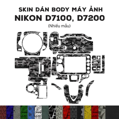 Skin 3M dán Nikon D7.100 D7.200 - Film chống bám bẩn, bảo vệ body, chỉ 220.000₫