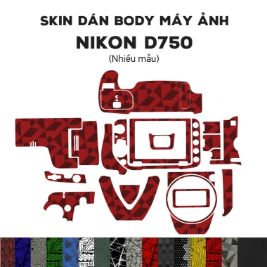 Skin 3M dán Nikon D750 - Film bảo vệ chống bám bẩn, nhiều mẫu, giá 220.000₫