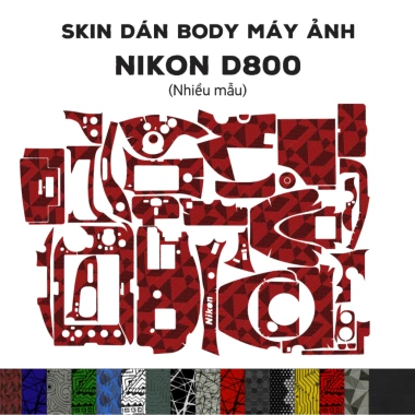 Skin 3M dán Nikon D800 - Film bảo vệ body chống bám bẩn, giá ưu đãi 300.000