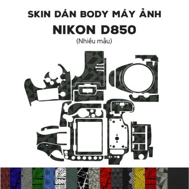 Skin 3M Dán Nikon D850 - Miếng film chống bám bẩn, bảo vệ body, giảm giá 300.000