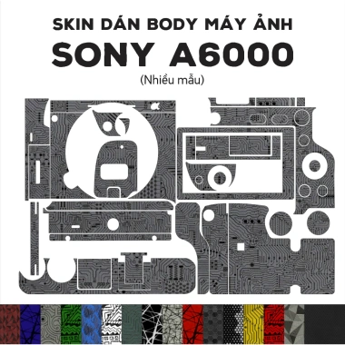 Skin 3M dán Sony A6.000 - Film bảo vệ chống bám bẩn, giảm giá 180.000