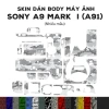 Skin 3M dán Sony A9 Mark I - Film bảo vệ chống bám bẩn cho body Sony A91, chỉ 220.000₫