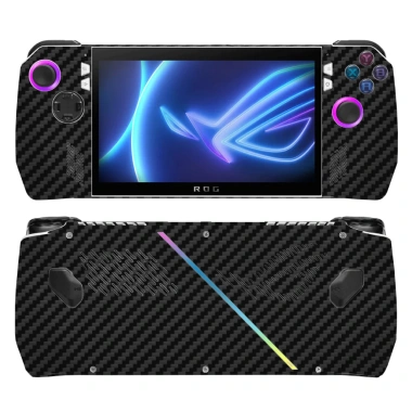 Skin dán Asus ROG Ally & Ally X Carbon đen - Film 3M, tùy chỉnh, giá 250k