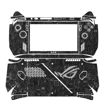 Skin dán Asus ROG Ally & Ally X - Mạch điện trắng nền đen, Film 3M vân nổi, giá 250k 2 Skin dán Asus ROG Ally & Ally X - Mạch điện trắng nền đen, Film 3M vân nổi, giá 250k 2