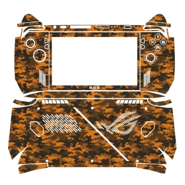 Skin dán Asus ROG Ally & Ally X mẫu Mamba da rắn cam – Film 3M vân nổi bảo vệ 2
