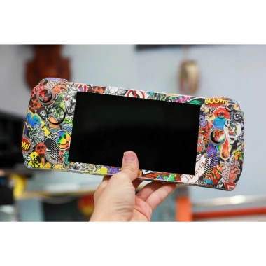 Skin dán Asus ROG Ally & Ally X Stickerbomb Film 3M vân nổi - Custom, chỉ 250.000 VND 9