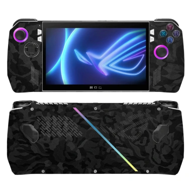 Skin dán Asus ROG Ally X Black Camo 3M vân nổi - Cắt sẵn, tùy chỉnh, giá 250k