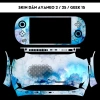 Skin dán AYANEO 2, 2s, Geek 1s, KUN vân đá xanh - 3M vân nổi, cắt sẵn - Giá 250.000₫