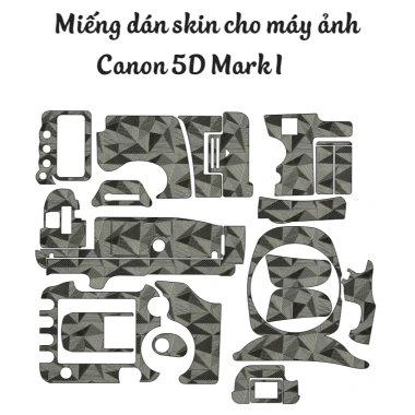 Skin dán Canon 5D Mark I - Film 3M vân nổi, bảo vệ máy ảnh, chỉ 250.000₫