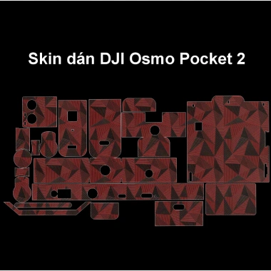 Skin dán DJI Osmo Pocket 2 Nordic đỏ - 3M vân nổi, chống xước, custom, giá 150.000 2 Skin dán DJI Osmo Pocket 2 Nordic đỏ - 3M vân nổi, chống xước, custom, giá 150.000 2