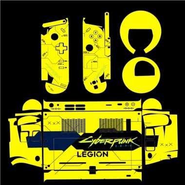 Skin dán Lenovo Legion Go/Go 2 CyberPunk 2.077 nền vàng - Film 3M cắt sẵn, giảm còn 250k