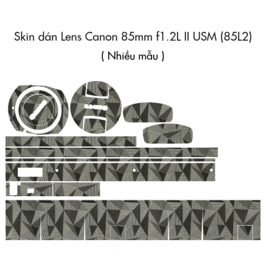 Skin dán Lens Canon 85mm f1.2L II USM (85L2) – Film 3M vân nổi, bảo vệ cao cấp, giá 280k