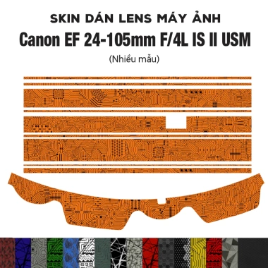 Skin dán Lens Canon EF 24-105mm F/4L IS II USM - Film 3M vân nổi, giảm giá 250k Skin dán Lens Canon EF 24-105mm F/4L IS II USM - Film 3M vân nổi, giảm giá 250k