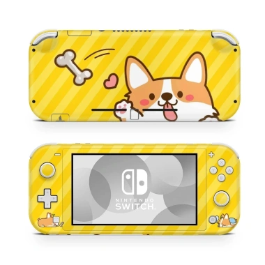 Skin dán Nintendo Switch Lite V2 và OLED Corgi Cartoon vàng tùy chỉnh, chỉ 120k 2 Skin dán Nintendo Switch Lite V2 và OLED Corgi Cartoon vàng tùy chỉnh, chỉ 120k 2