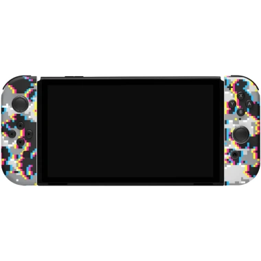 Skin dán Nintendo Switch OLED mẫu Glitch Camo, Swarm, Black Carbon, Matrix - Giá 250.000, giá gốc 300.000