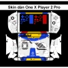 Skin dán One X Player 2 Pro mẫu Gundam, custom theo ý, chi tiết cắt sẵn, giảm 20%