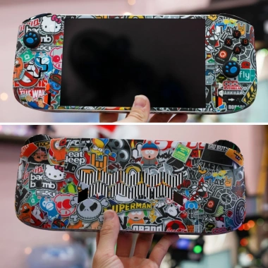 Skin dán One X Player Mini/Pro Stickerbomb stic255 - custom, cắt sẵn, giá 180.000 VND