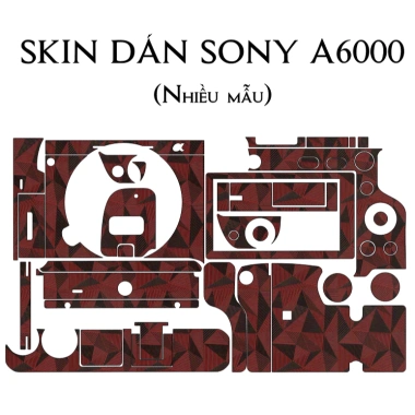 Skin dán Sony A6.000 – Film 3M vân nổi custom, chống trơn trượt, giá 180.000₫