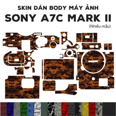 Skin dán Sony A7C Mark II - Miếng dán Film 3M cho Alpha 7C II, chống bám bẩn, giá ưu đãi 230.000₫ Skin dán Sony A7C Mark II - Miếng dán Film 3M cho Alpha 7C II, chống bám bẩn, giá ưu đãi 230.000₫