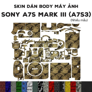 Skin dán Sony A7S Mark III (A7S3) - Film 3M chống bám bẩn, giá chỉ 280.000₫