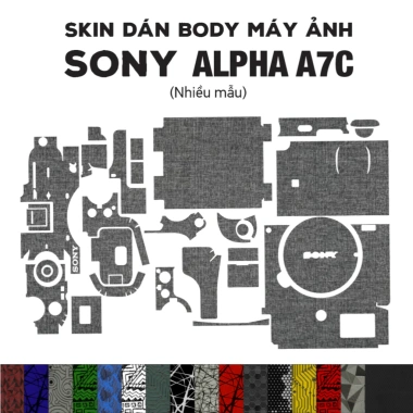 Skin dán Sony Alpha A7C - Film 3M chống bám bẩn, bảo vệ tối ưu, chỉ 230.000đ