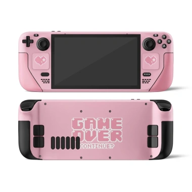 Skin dán Steam Deck Cute Gamer Girl Pink Pixel - Cắt sẵn, dễ dán, 150.000 VND
