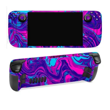 Skin dán Steam Deck đá marble neon - Dễ dán, đã cắt sẵn, giảm giá 150k 4