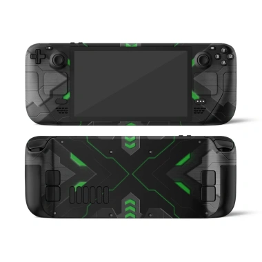 Skin dán Steam Deck Green Abstract Cắt sẵn chi tiết, dễ dán, ưu đãi 150.000đ