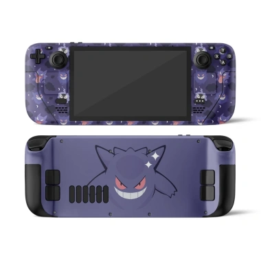 Skin dán Steam Deck Pokemon Gengar Evolution: Đã cắt sẵn, dễ dán, chỉ 150.000₫