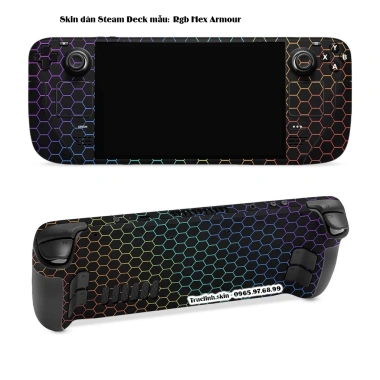 Skin dán Steam Deck RGB Hex Armour - Dễ dán, Đã cắt sẵn, Giá chỉ 150.000₫