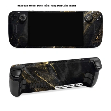 Skin dán Steam Deck Vàng Đen Marble - Dễ dán, đã cắt sẵn chi tiết, giá 150.000