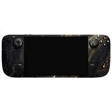 Skin dán Steam Deck Vàng Đen Marble - Dễ dán, đã cắt sẵn chi tiết, giá 150.000