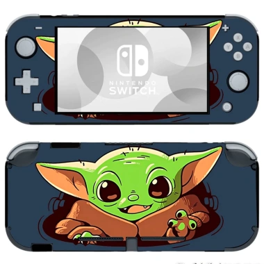 Skin decal dán Nintendo Switch Lite Baby Yoda Star Wars – đã cắt sẵn, dễ dán, chỉ 120k 3