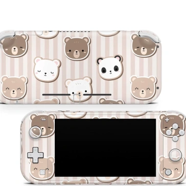 Skin decal dán Nintendo Switch Lite Beige Bears – Đã cắt sẵn, dễ dán, bảo vệ máy 3 Skin decal dán Nintendo Switch Lite Beige Bears – Đã cắt sẵn, dễ dán, bảo vệ máy 3