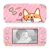 Skin decal dán Nintendo Switch Lite Corgi Hello sọc hồng, đã cắt sẵn, dễ dán, 120.000₫ 3