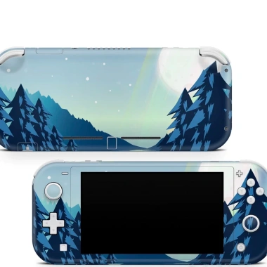 Skin decal dán Nintendo Switch Lite Deep Blue Moonlight Sky Cắt sẵn Dễ dán 120.000 VND