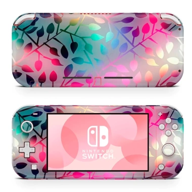 Skin decal dán Nintendo Switch Lite hoa lá - Đã cắt sẵn, dễ dán, chỉ 120.000₫