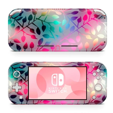 Skin decal dán Nintendo Switch Lite hoa lá - Đã cắt sẵn, dễ dán, chỉ 120.000₫