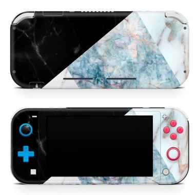 Skin decal dán Nintendo Switch Lite Marble Geometry – Cắt sẵn, dễ dán, 120.000₫