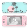 Skin decal dán Nintendo Switch Lite mẫu cây dừa xanh hồng - Đã cắt sẵn, dễ dán, chỉ 120.000₫